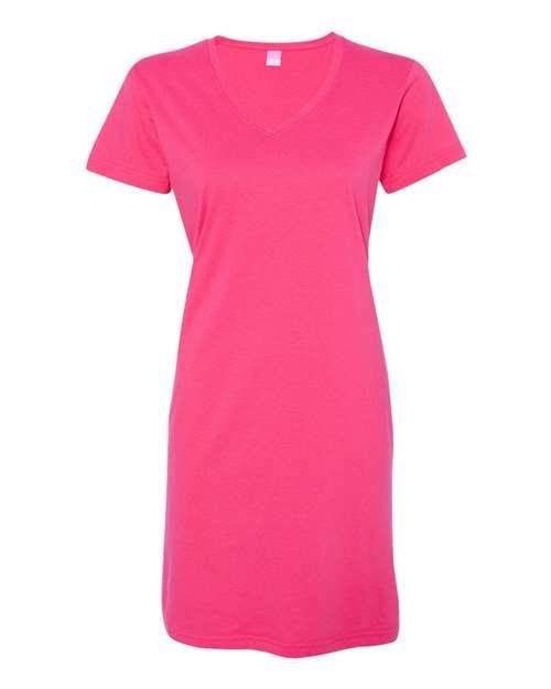 LAT Women's Fine Jersey V-Neck Coverup 3522 - Dresses Max