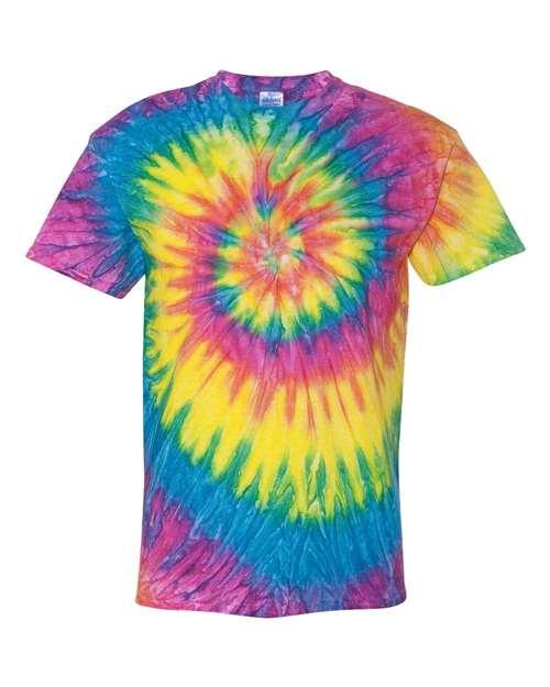 Dyenomite Ripple Tie-Dyed T-Shirt 200RP - Dresses Max