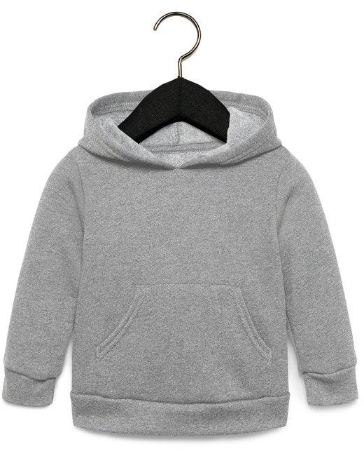 Bella + Canvas Toddler Sponge Fleece Pullover Hooded Sweatshirt 3719T - Dresses Max