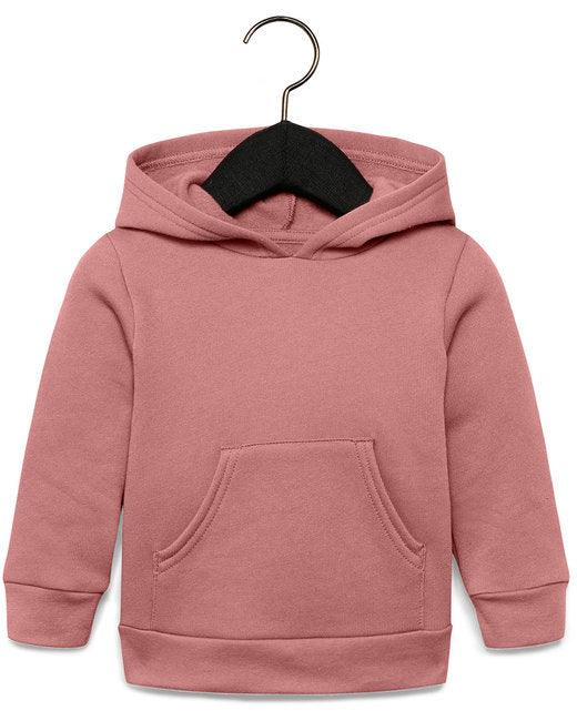 Bella + Canvas Toddler Sponge Fleece Pullover Hooded Sweatshirt 3719T - Dresses Max