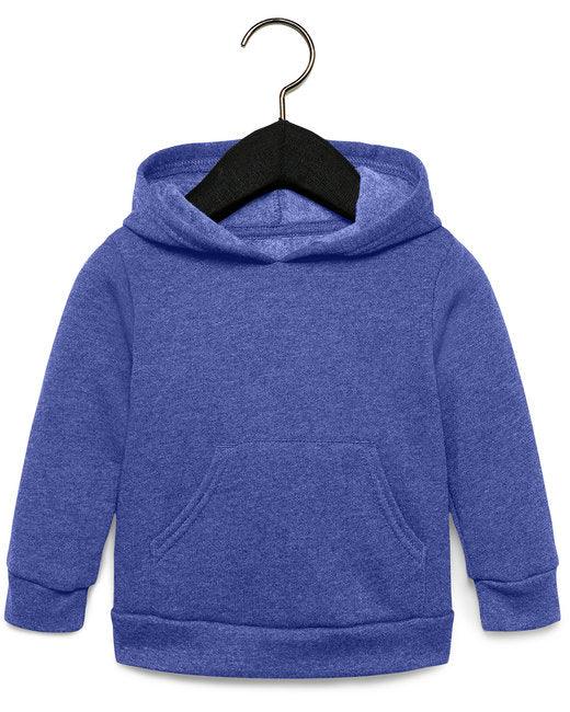 Bella + Canvas Toddler Sponge Fleece Pullover Hooded Sweatshirt 3719T - Dresses Max