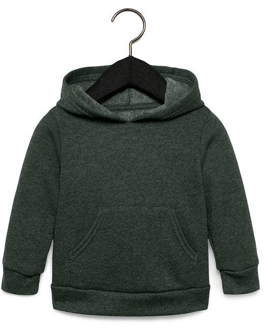 Bella + Canvas Toddler Sponge Fleece Pullover Hooded Sweatshirt 3719T - Dresses Max