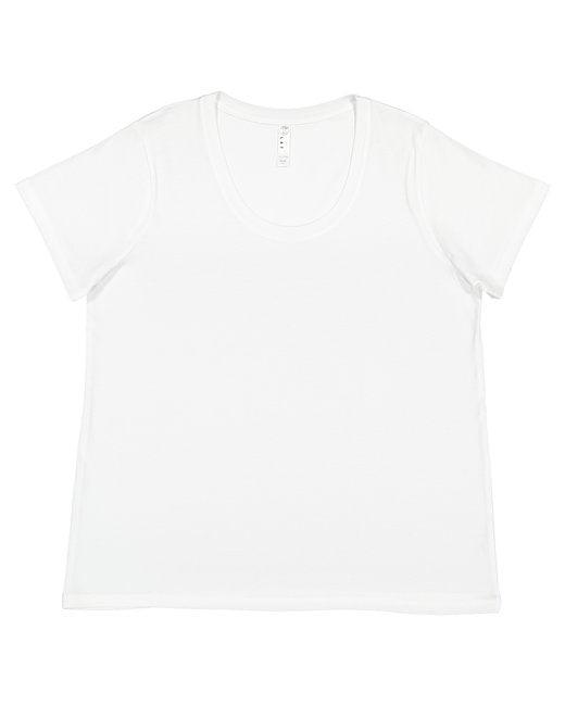 LAT Ladies' Curvy Fine Jersey T-Shirt 3816 - Dresses Max