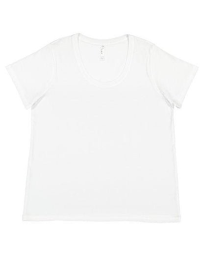 LAT Ladies' Curvy Fine Jersey T-Shirt 3816 - Dresses Max
