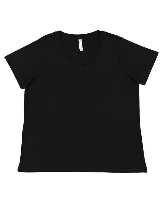 LAT Ladies' Curvy Fine Jersey T-Shirt 3816 - Dresses Max