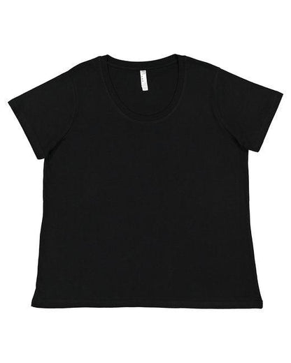 LAT Ladies' Curvy Fine Jersey T-Shirt 3816 - Dresses Max