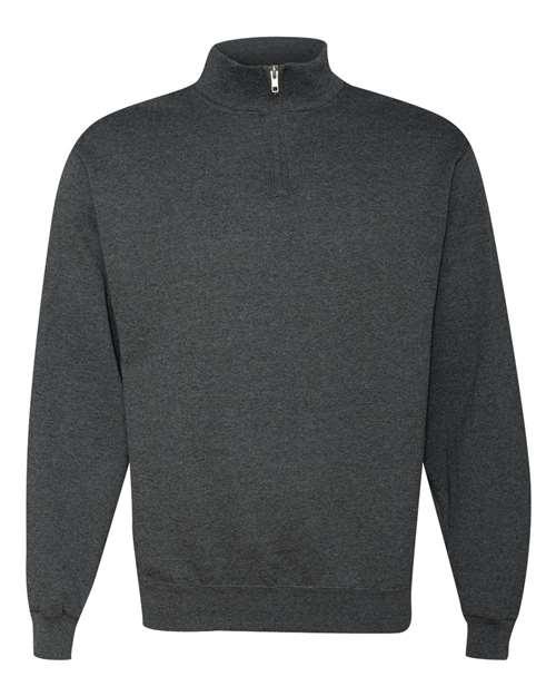 JERZEES Nublend® Cadet Collar Quarter-Zip Sweatshirt 995MR - Dresses Max