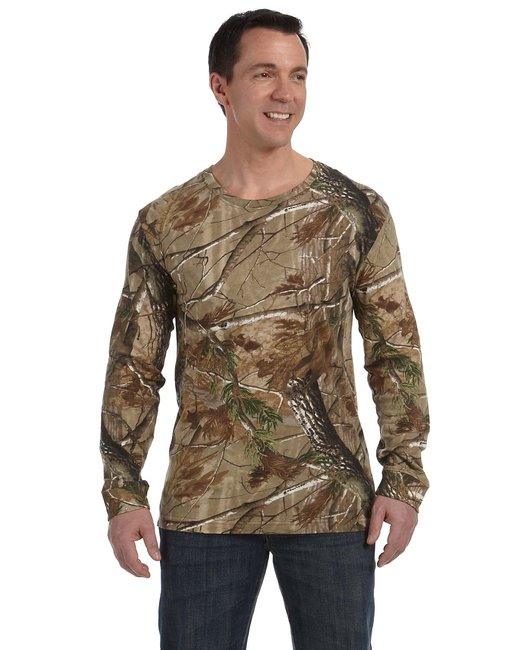 Code Five Men's Realtree Camo Long-Sleeve T-Shirt 3981 - Dresses Max
