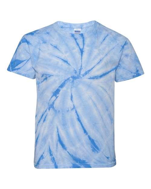 Dyenomite Youth Cyclone Pinwheel Tie-Dyed T-Shirt 20BCY - Dresses Max