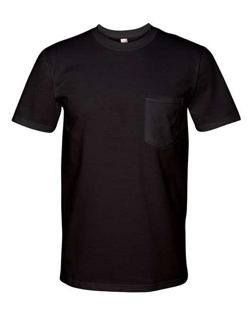 Anvil Midweight Pocket T-Shirt 783 - Dresses Max