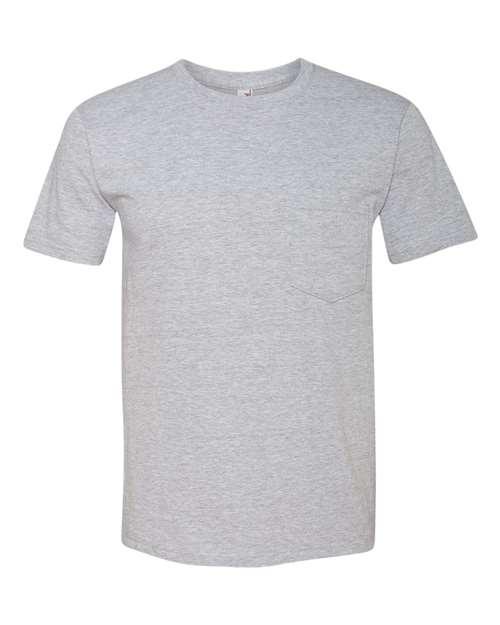 Anvil Midweight Pocket T-Shirt 783 - Dresses Max