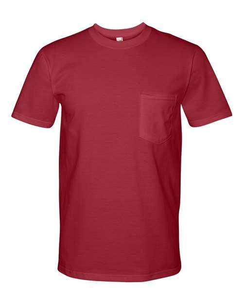 Anvil Midweight Pocket T-Shirt 783 - Dresses Max