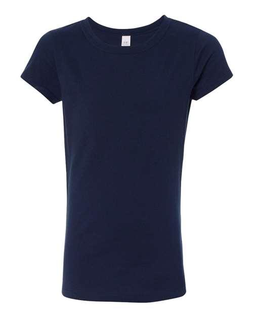 Next Level Girls’ Cotton Princess T-Shirt 3710 - Dresses Max