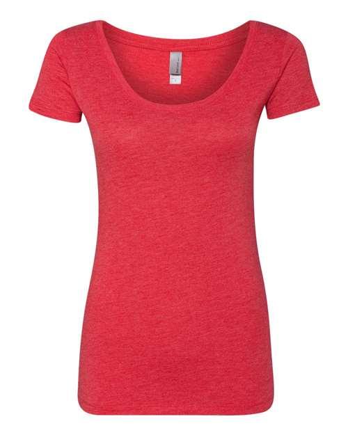 Next Level Women’s Triblend Scoop Neck T-Shirt 6730 - Dresses Max