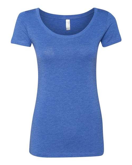 Next Level Women’s Triblend Scoop Neck T-Shirt 6730 - Dresses Max