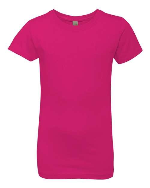 Next Level Girls’ Cotton Princess T-Shirt 3710 - Dresses Max