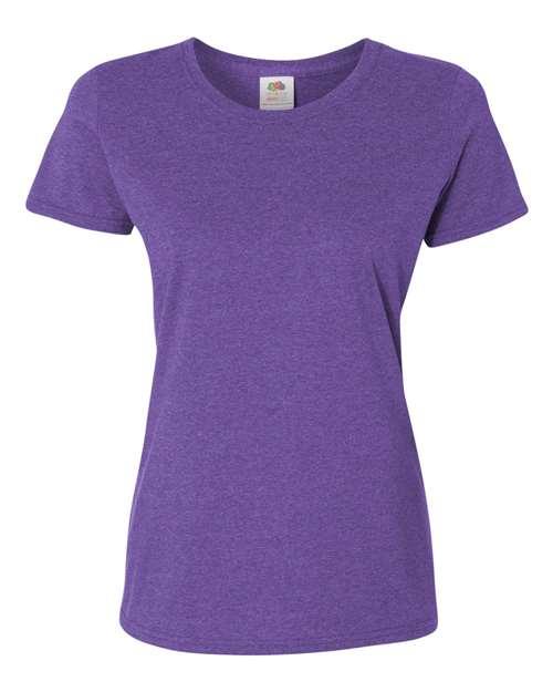 Fruit of the Loom HD Cotton Women's Short Sleeve T-Shirt L3930R - Dresses Max