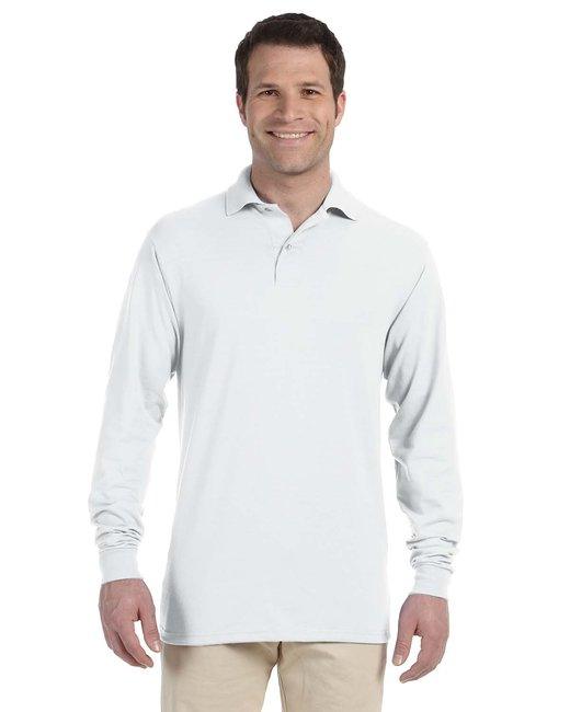 Jerzees Adult SpotShield Long-Sleeve Jersey Polo 437ML - Dresses Max