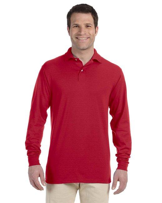 Jerzees Adult SpotShield Long-Sleeve Jersey Polo 437ML - Dresses Max