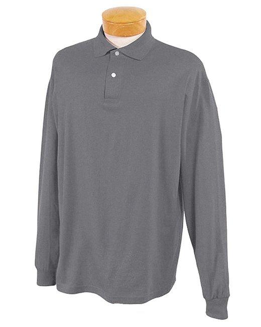 Jerzees Adult SpotShield Long-Sleeve Jersey Polo 437ML - Dresses Max