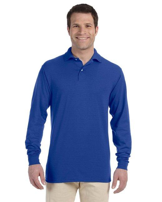 Jerzees Adult SpotShield Long-Sleeve Jersey Polo 437ML - Dresses Max