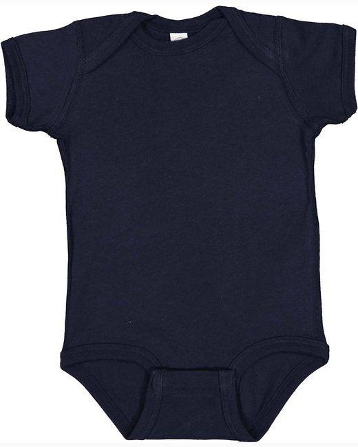 Rabbit Skins Infant Baby Rib Bodysuit 4400 - Dresses Max