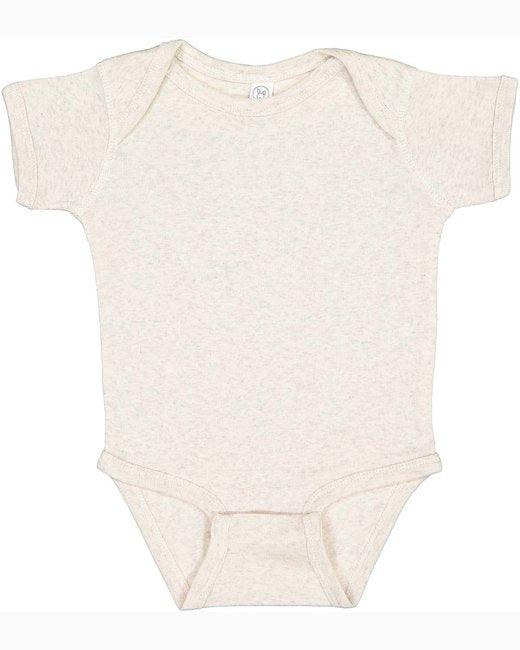 Rabbit Skins Infant Baby Rib Bodysuit 4400 - Dresses Max