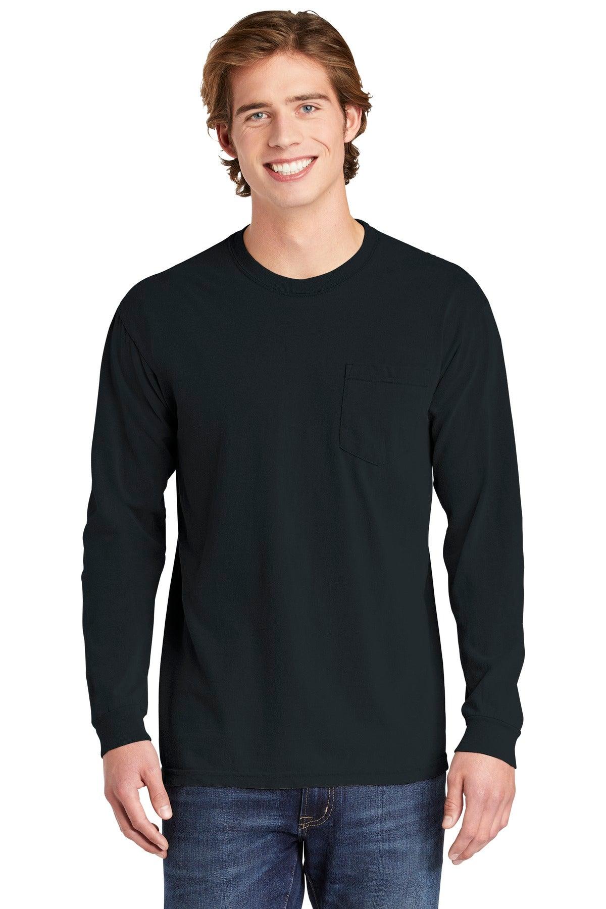 COMFORT COLORS Heavyweight Ring Spun Long Sleeve Pocket Tee. 4410 - Dresses Max