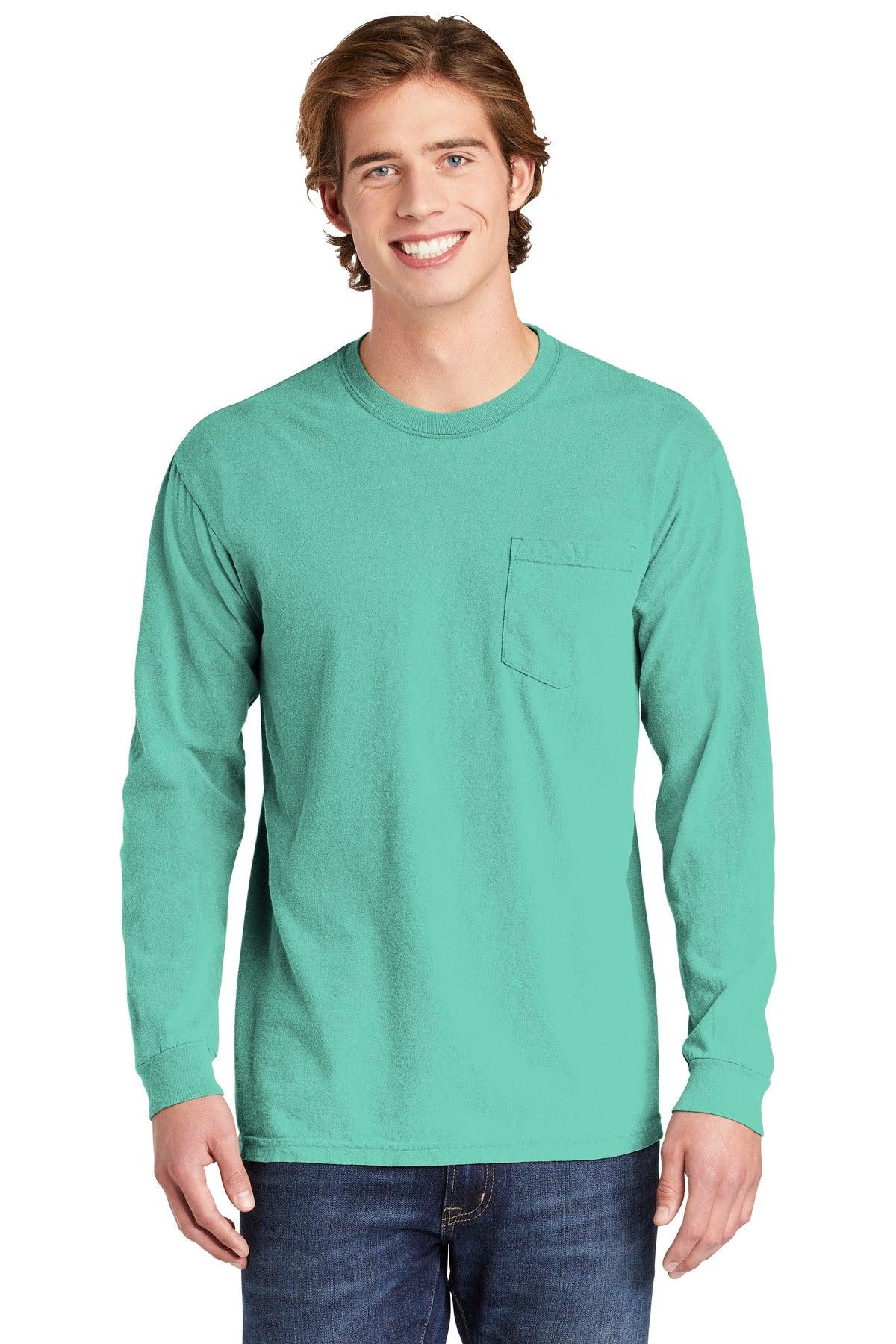 COMFORT COLORS Heavyweight Ring Spun Long Sleeve Pocket Tee. 4410 - Dresses Max