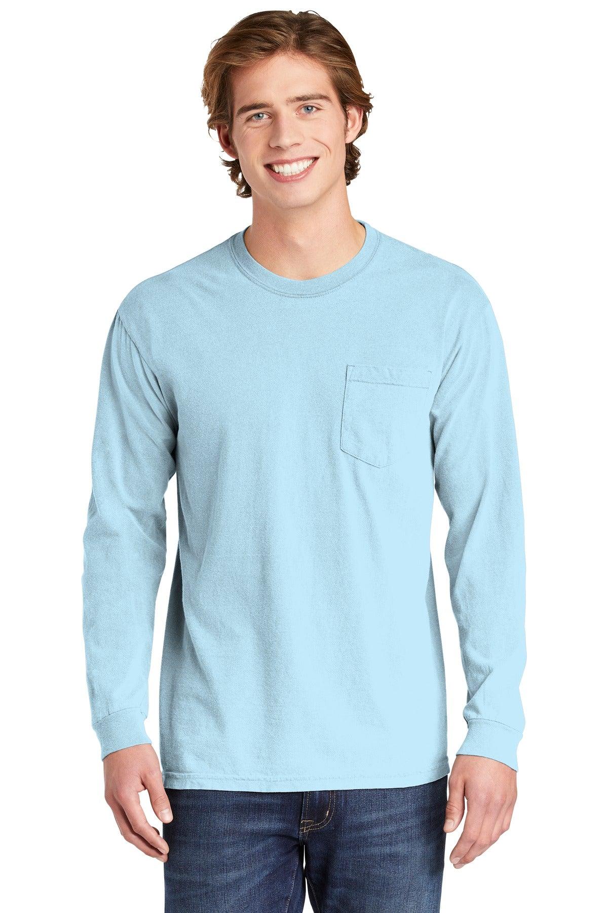 COMFORT COLORS Heavyweight Ring Spun Long Sleeve Pocket Tee. 4410 - Dresses Max