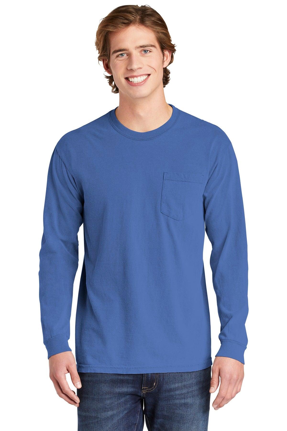 COMFORT COLORS Heavyweight Ring Spun Long Sleeve Pocket Tee. 4410 - Dresses Max