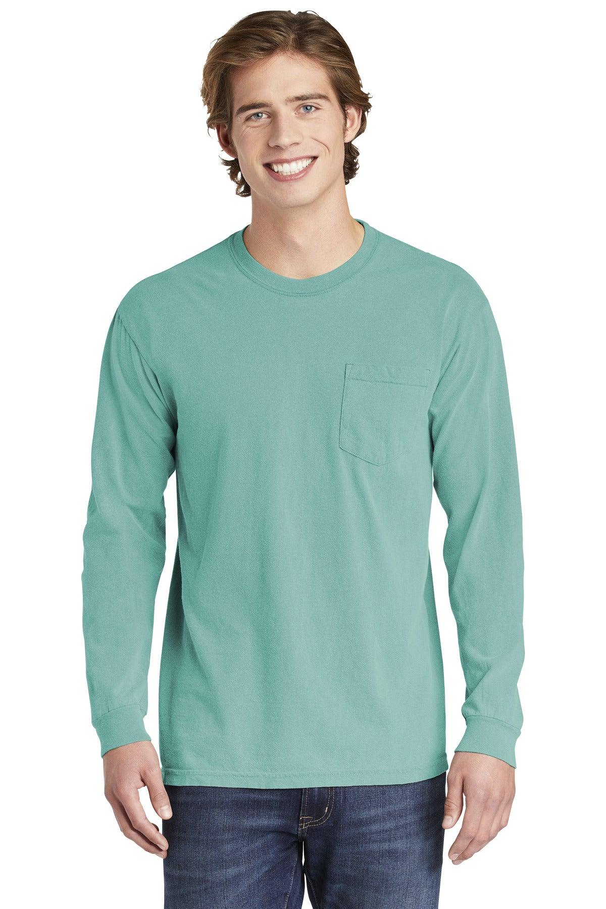 COMFORT COLORS Heavyweight Ring Spun Long Sleeve Pocket Tee. 4410 - Dresses Max