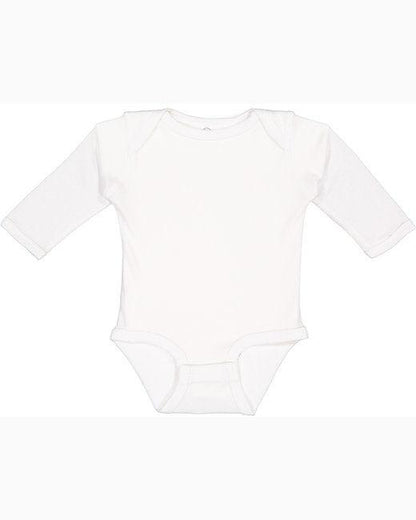 Rabbit Skins Infant Long-Sleeve Bodysuit 4411 - Dresses Max