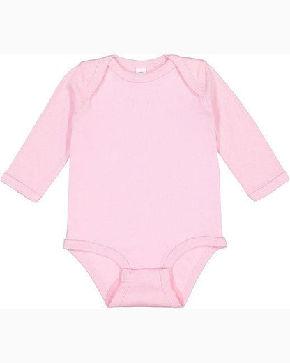 Rabbit Skins Infant Long-Sleeve Bodysuit 4411 - Dresses Max