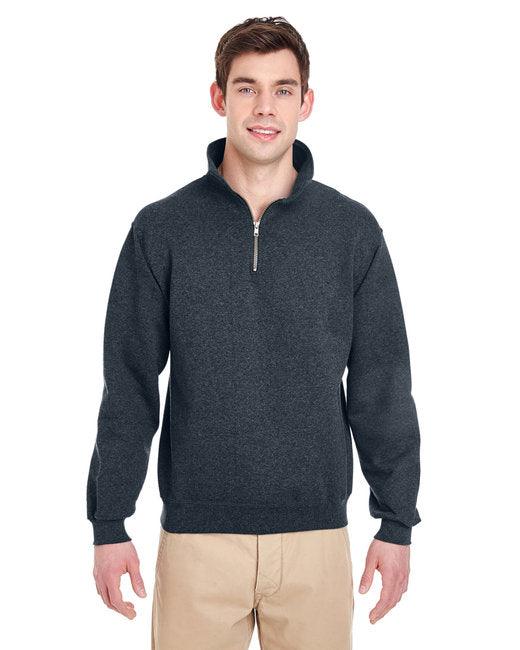 Jerzees Adult Super Sweats NuBlend Fleece Quarter-Zip Pullover 4528 - Dresses Max