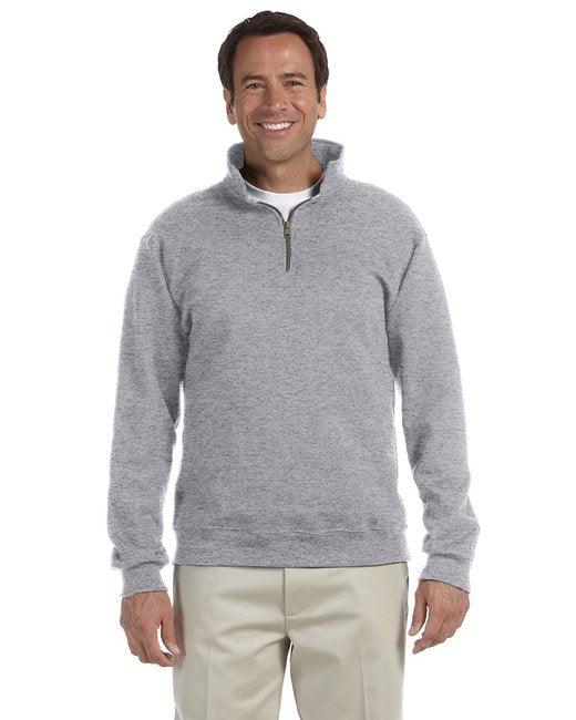 Jerzees Adult Super Sweats® NuBlend® Fleece Quarter-Zip Pullover 4528 - Dresses Max