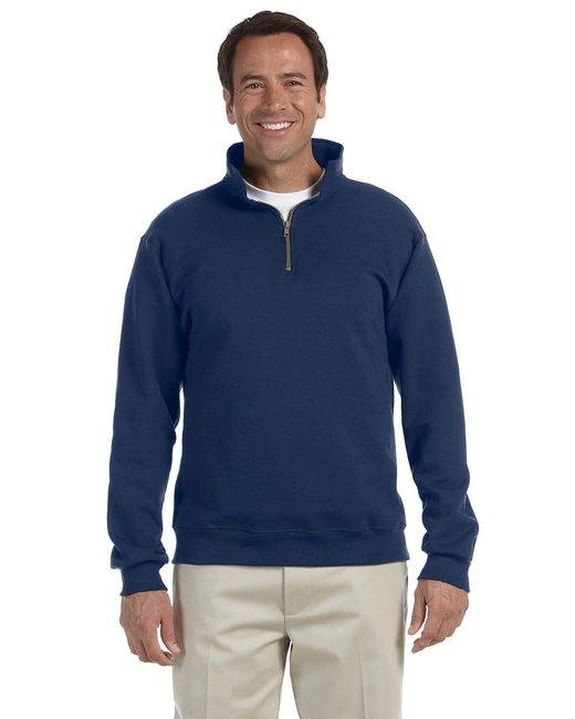 Jerzees Adult Super Sweats® NuBlend® Fleece Quarter-Zip Pullover 4528 - Dresses Max