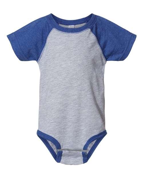 Rabbit Skins Infant Baseball Fine Jersey Bodysuit 4430 - Dresses Max