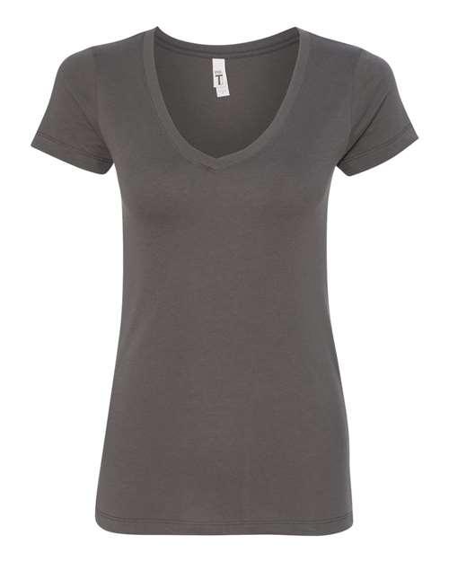 Next Level Women's Ideal V-Neck T-Shirt 1540 - Dresses Max