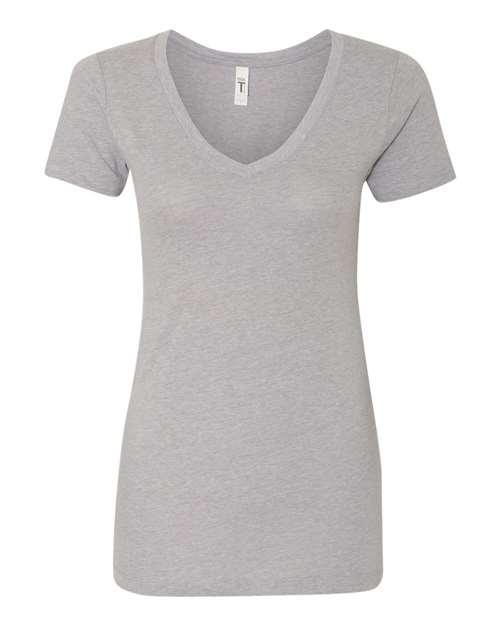 Next Level Women's Ideal V-Neck T-Shirt 1540 - Dresses Max