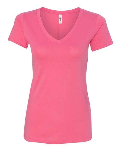 Next Level Women's Ideal V-Neck T-Shirt 1540 - Dresses Max