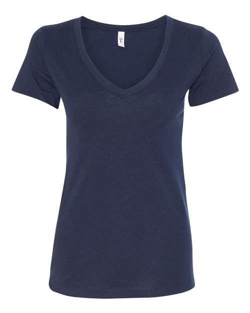 Next Level Women's Ideal V-Neck T-Shirt 1540 - Dresses Max