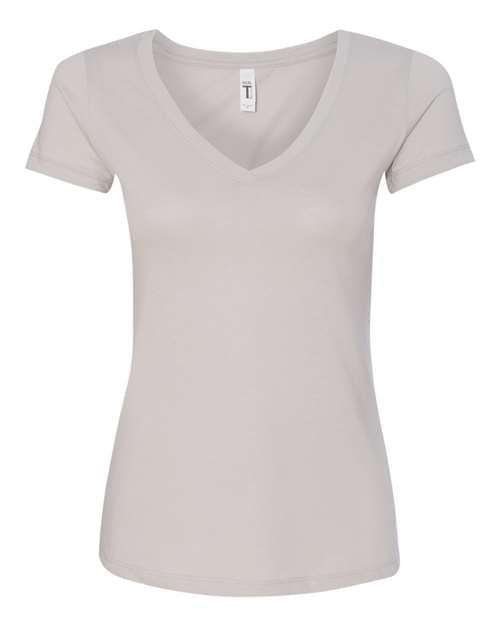 Next Level Women's Ideal V-Neck T-Shirt 1540 - Dresses Max