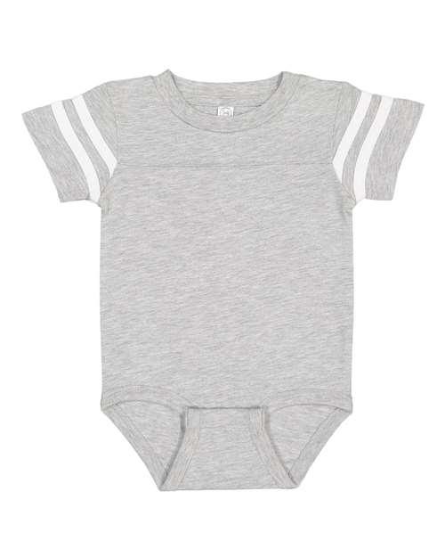 Rabbit Skins Infant Football Fine Jersey Bodysuit 4437 - Dresses Max