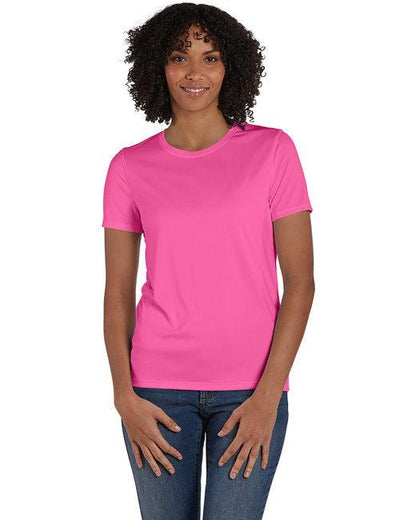 Hanes Ladies' Cool DRI with FreshIQ Performance T-Shirt 4830 - Dresses Max