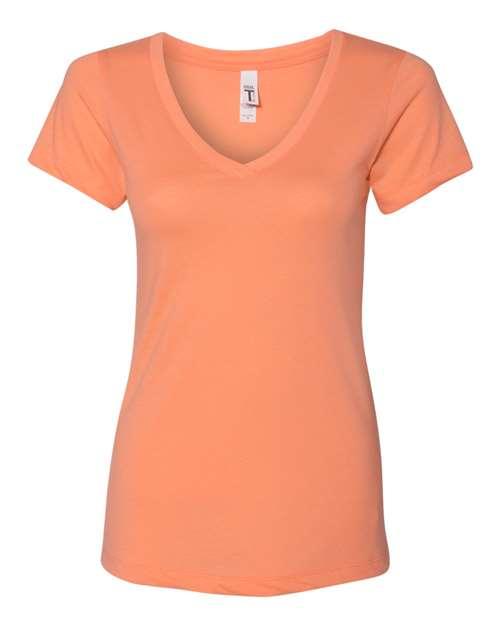 Next Level Women's Ideal V-Neck T-Shirt 1540 - Dresses Max