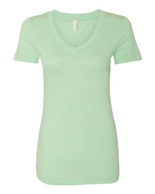 Next Level Women's Ideal V-Neck T-Shirt 1540 - Dresses Max