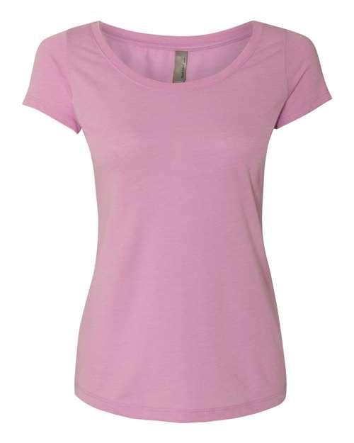 Next Level Women’s Triblend Scoop Neck T-Shirt 6730 - Dresses Max