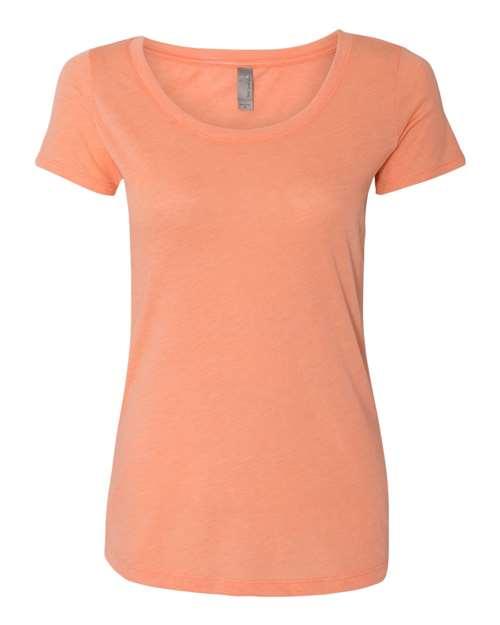Next Level Women’s Triblend Scoop Neck T-Shirt 6730 - Dresses Max
