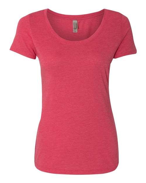 Next Level Women’s Triblend Scoop Neck T-Shirt 6730 - Dresses Max